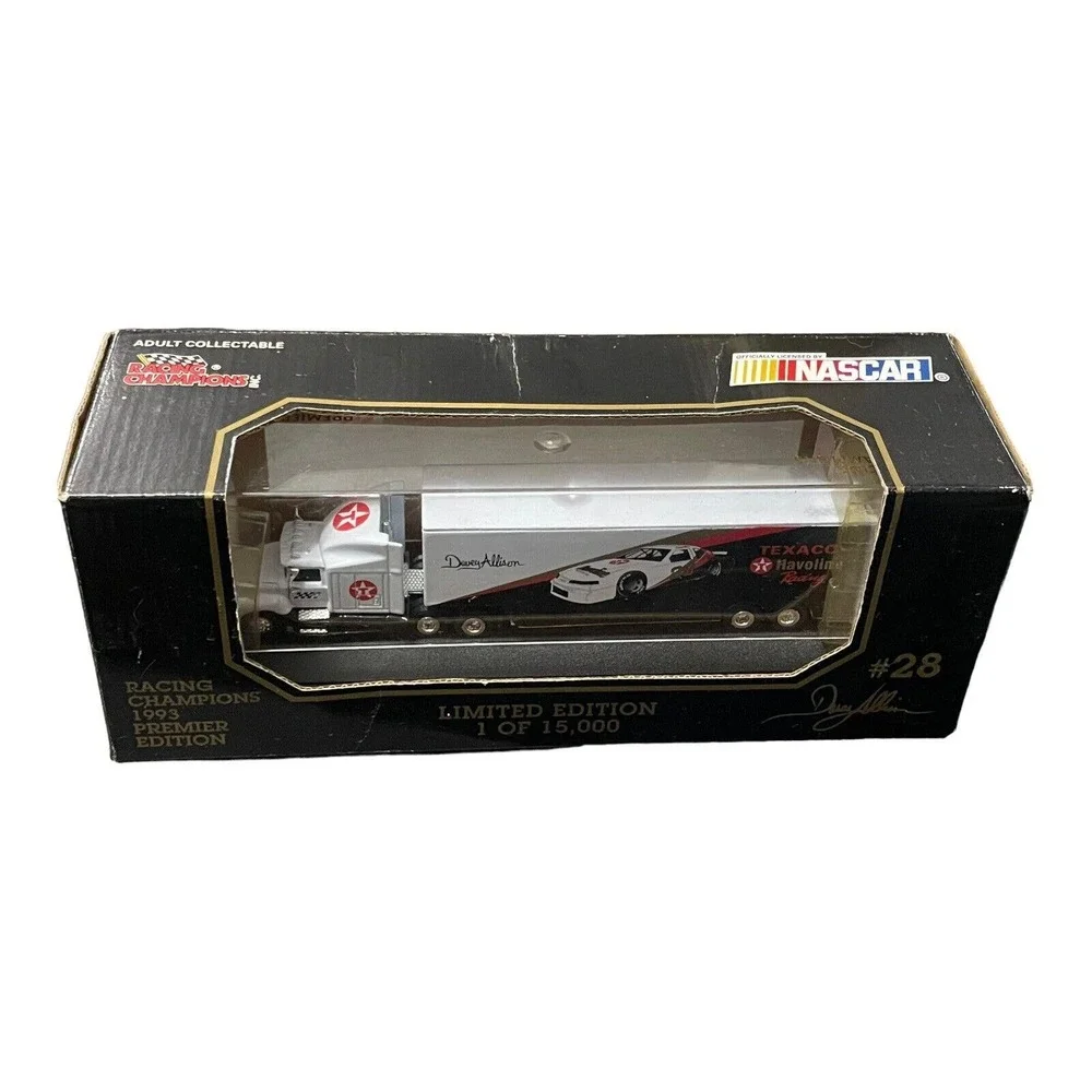 Davey Allison Racing Champions Premier Transporter 1/87 1989 White On Black